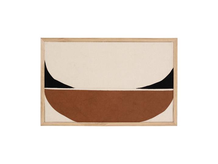 URBAN NATURE CULTURE Tableau Ocaso A 47x70 cm White-brown
