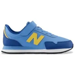 New Balance Unisex für Kinder. P323V1_KL Sneaker 323 Bungee Lace mit Klettverschluss oben, blau (28), Wohnung, Sportlich, Kinderbekleidung