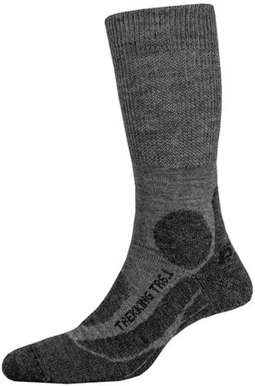 PAC - Wadenlange Trekkingsocken, für Herren, Anthrazit, Größe 35-37