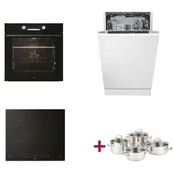 Mora Set Backofen VTCS555DB, Kochfeld VDIS655FF und Geschirrspüler IM526C3 mit Geschenk