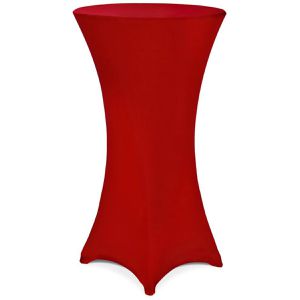 Deuba Tischhusse elastisch, Ø 80 cm, für Stehtische bis 120 cm Höhe, bordeaux