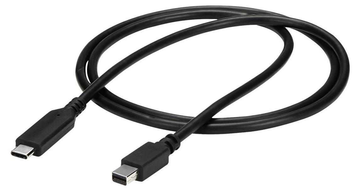 StarTech.com USB-C naar Mini DisplayPort kabel, 4K 60Hz, 1 meter, Zwart (CDP2MDPMM1MB)