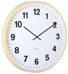 Karlsson seinäkello Esencia Classic XL light wood KA6109WD