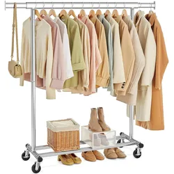 Songmics, Garderobe + Kleiderstange, Kleiderständer