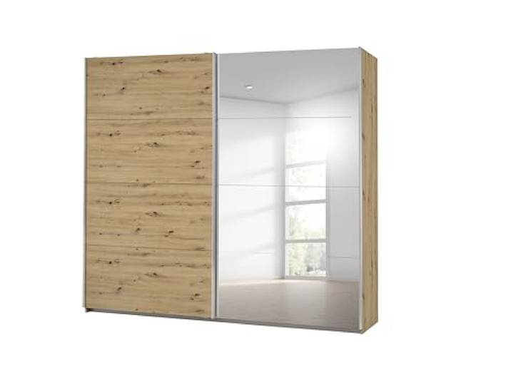 Rauch Möbel Caracas, Schwebetürenschrank, Eiche Artisan, Breite 226 cm