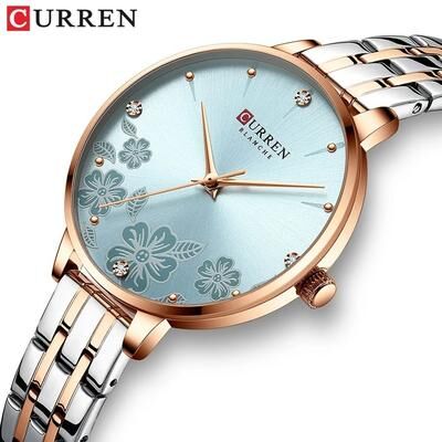 Uplift Essentials Ultra Thin Fashion Wristwatch Minimalist Stainless Steel Romantic Dress Watch gold