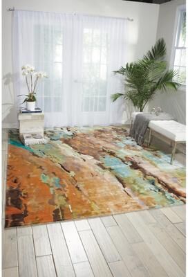 Nourison Prismatic Modern Abstract Area Rug