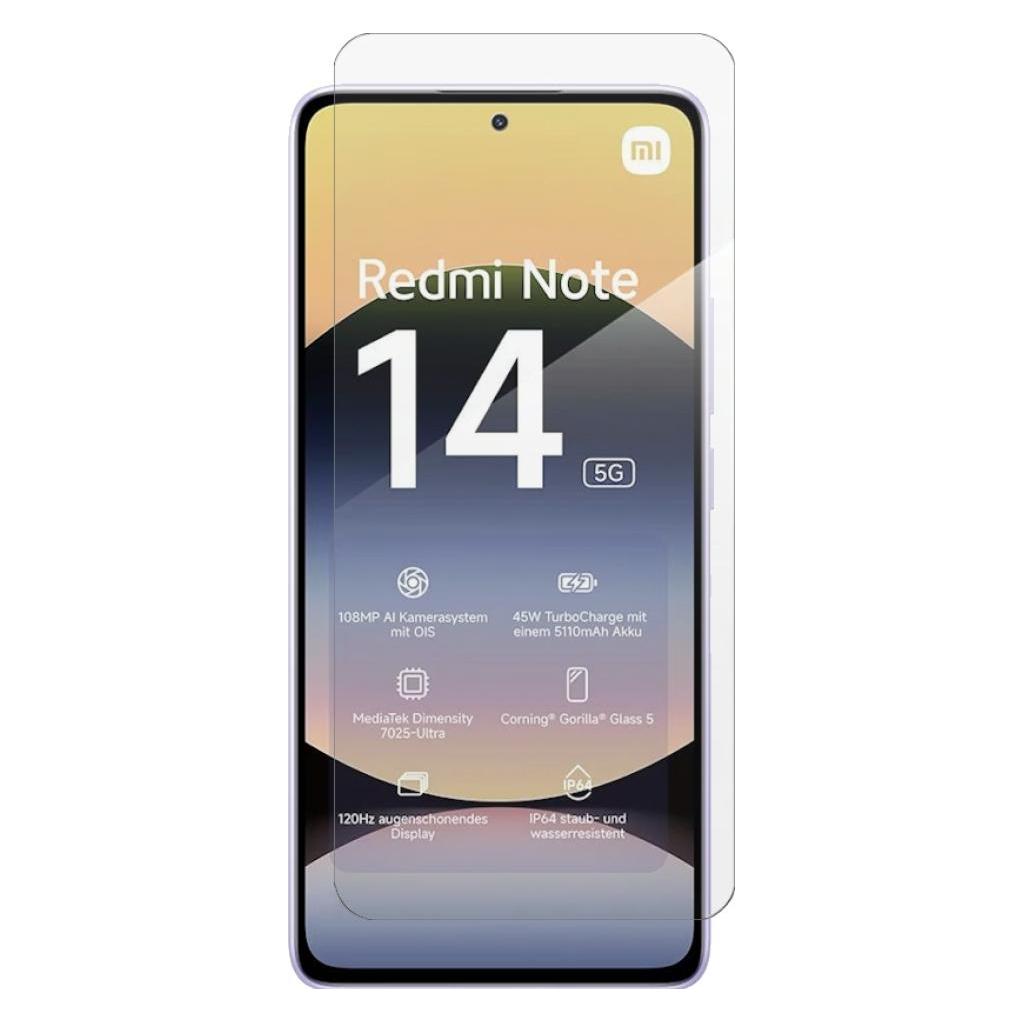 Screenguard Panzerglas Schutzfolie Case Friendly Design (Xiaomi Redmi Note 14) (00034503)