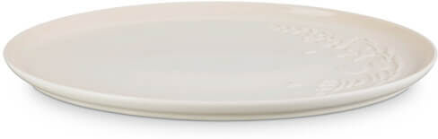 Le Creuset Meringue Stoneware La Jardin 36cm Oval Serving Platter