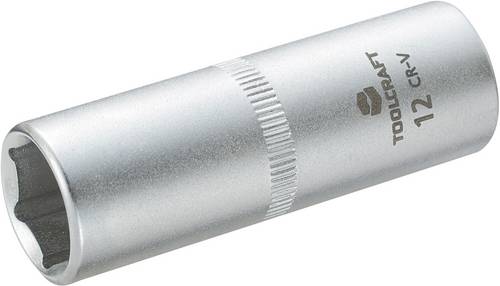 TOOLCRAFT Steckschlüssel-Einsatz 6,3mm (1/4") 816101 Schlüsselweite 12mm