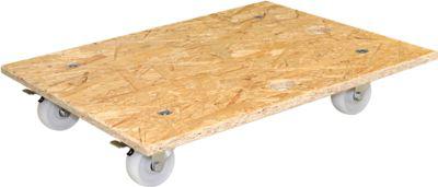 Transportroller Wagner OSB 1172, L 590 x B 490 x H 110 mm, Traglast 250 kg, mit Feststellbremsen