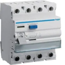 Hager CGA463D Fehlerstromschutzschalter 4 polig 6kA 63A 500mA Typ A