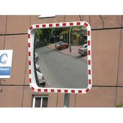 Rechteckiger Verkehrsspiegel für den Außenbereich, 800 x 1000 mm