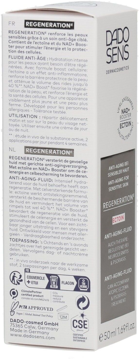Dado Sens Regeneration E Ectoin Anti-Aging-Fluid 50 ml Emulsion