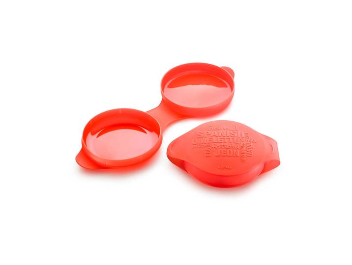 Lékué Moule à tortilla espagnole micro-ondes Lékué Rouge
