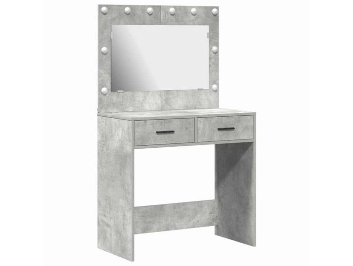 vidaXL Schminktisch Schminktisch Beton Grau 78,5 x 41 x 135 cm Holzwerkstoff (1-St)