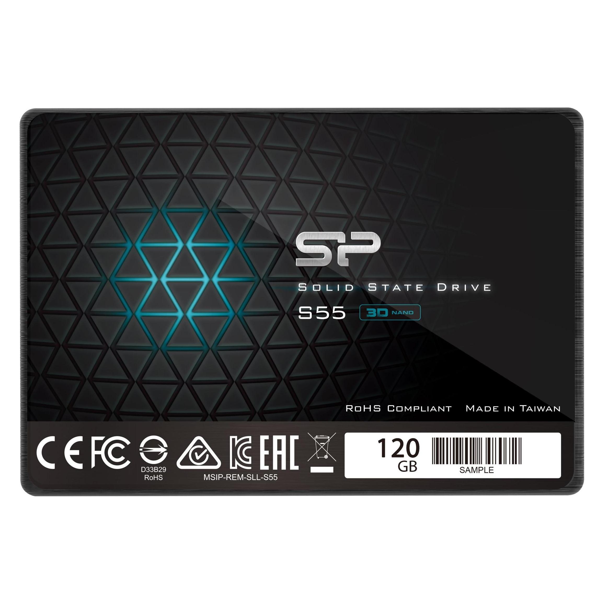 Silicon Power Slim S55 (120 GB, 2.5") (SP120GBSS3S55S25)