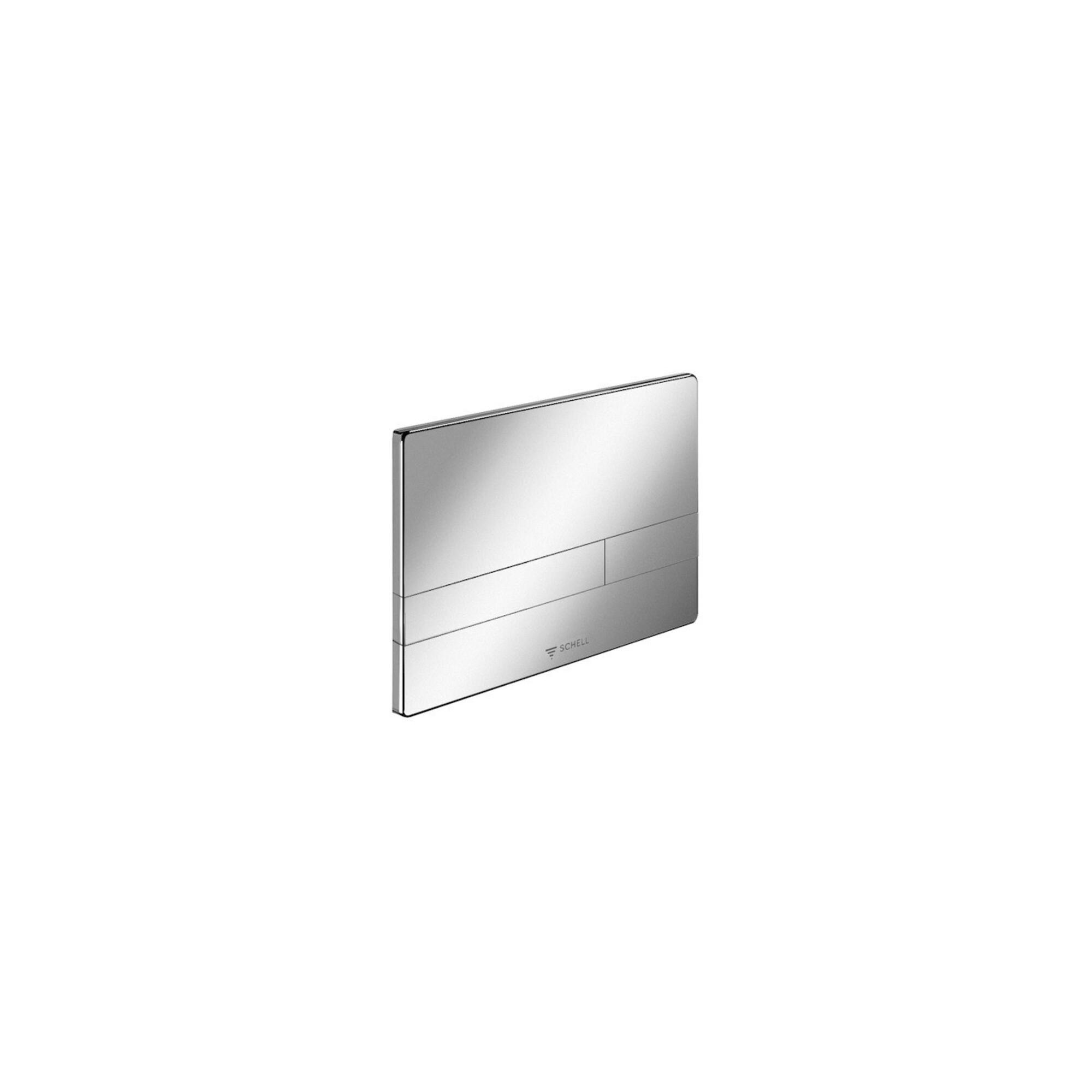 Schell WC-Betätigungsplatte LINEAR ECO verchromt, 2-Mengen Spülung (032850699)