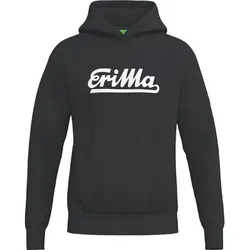 ERIMA Retro 2.0 Hoodie Unisex Erwachsene, Größe XXS in Schwarz Schwarz