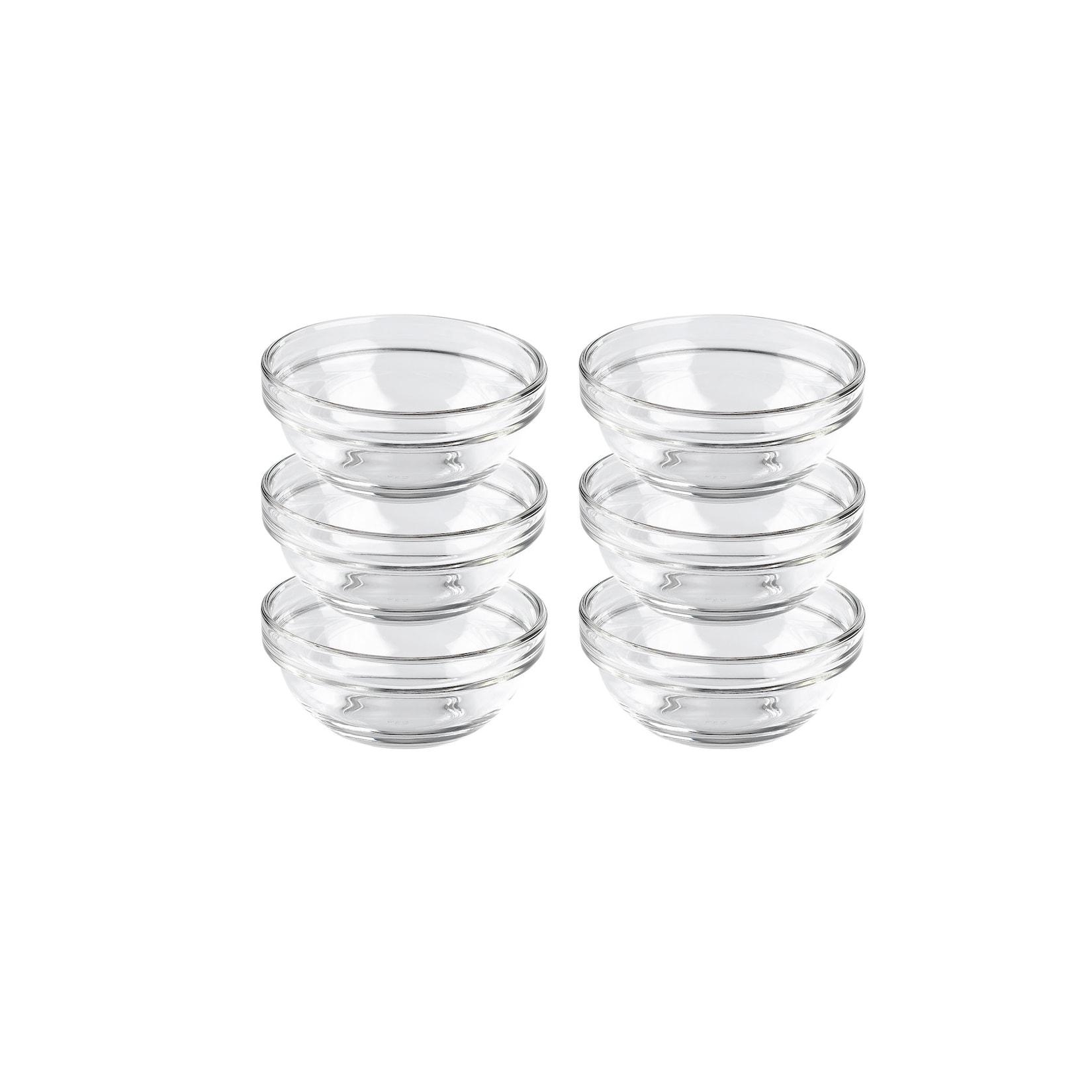 Luminarc Schüssel 10,5 cm 6-er Set EMPILABLE Transparent