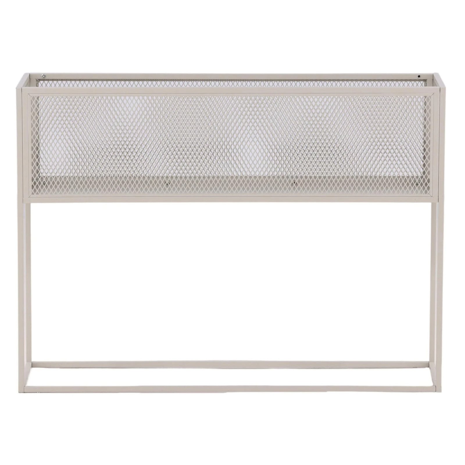 QUVIO Plantenstandaard Colton - Industrieel Design - Beige Staal