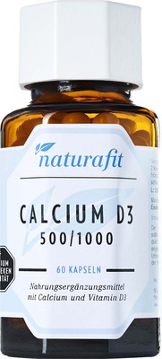 NaturaFit GmbH NATURAFIT Calcium D3 500/1000 Kapseln 55.1 g 10400255