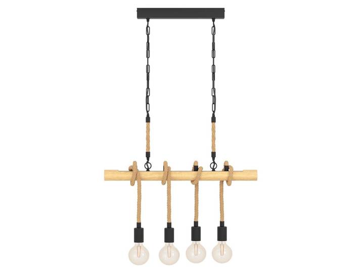 Eglo 43318 YOUNGSTOWN E27 4-fois Suspension 700x45mm Noir Marron