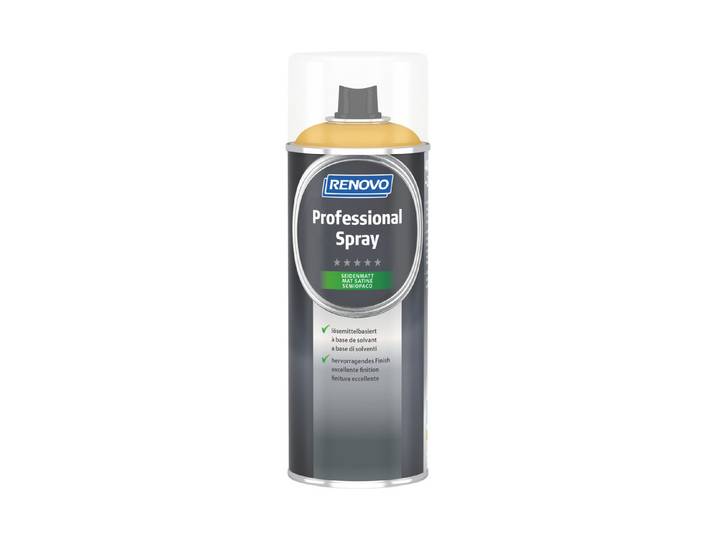 Renovo Professional Spray Lack RAL 1021 Rapsgelb Seidenmatt 0.4 l