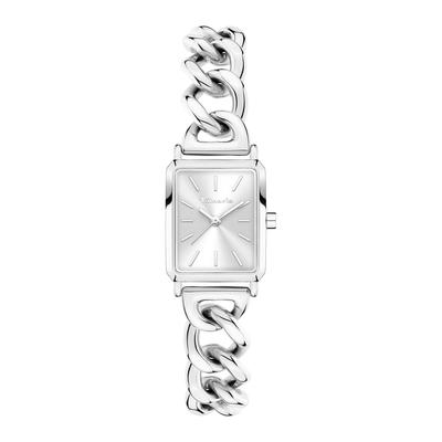 Quarzuhr TAMARIS "Chain Watch", silberfarben, Armbanduhren, Damen, Quarzuhr, Armbanduhr, Damenuhr, Edelstahlarmband, analog