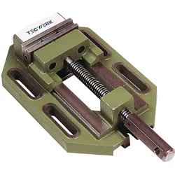 Tecwerk, Schraubstock + Zwinge, Bohrmaschinenschraubstock (130 mm)