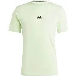 ADIDAS Herren Shirt Workout Logo, Größe XL in Grau Grau