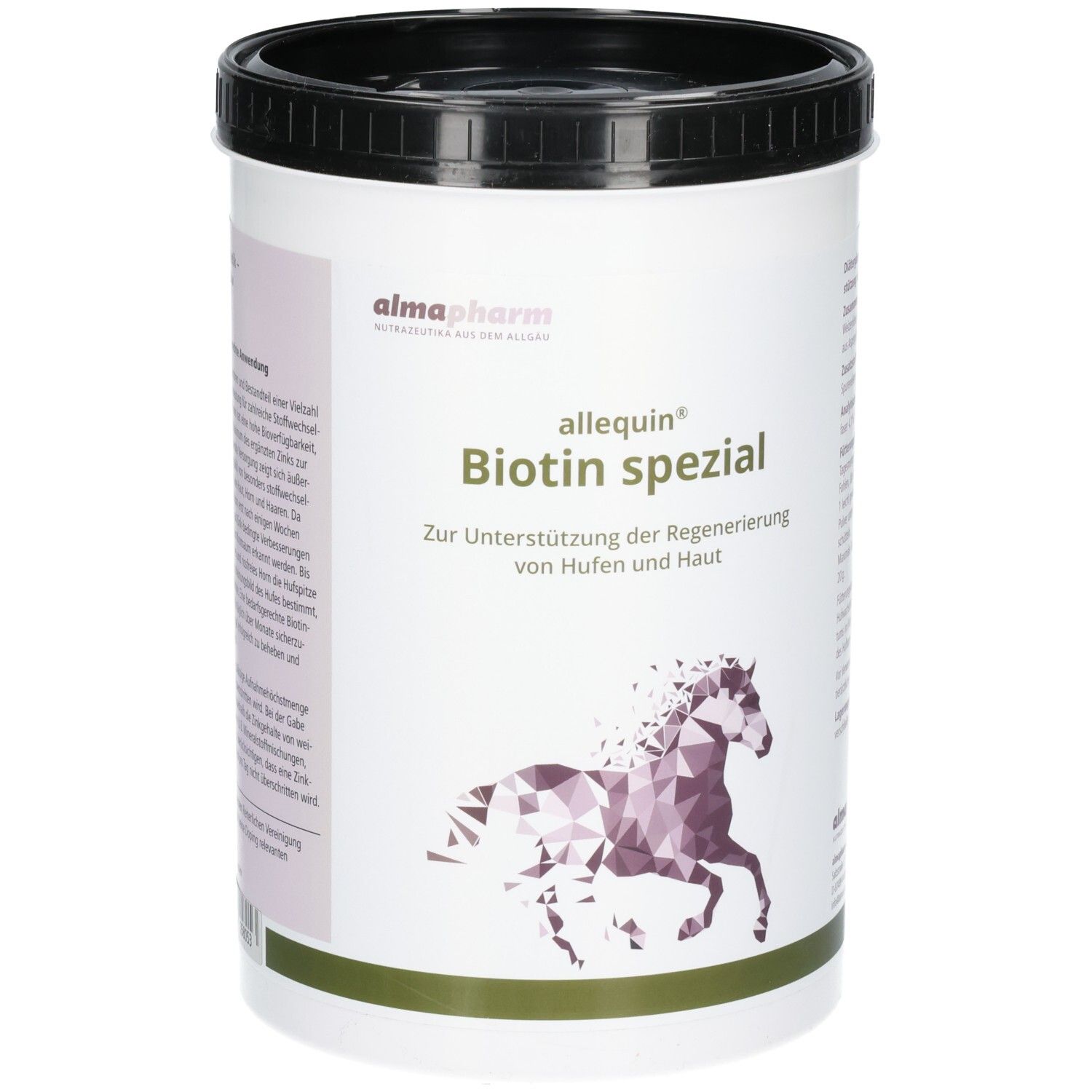 Allequin Biotin Spezial Diät-Ergänzungsfuttermittel für Pferde 1000 g Pulver