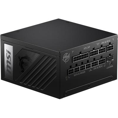MSI PC-Netzteil "MPG A1000G PCIE5", schwarz, B:15cm H:8,6cm T:15cm, Netzteile