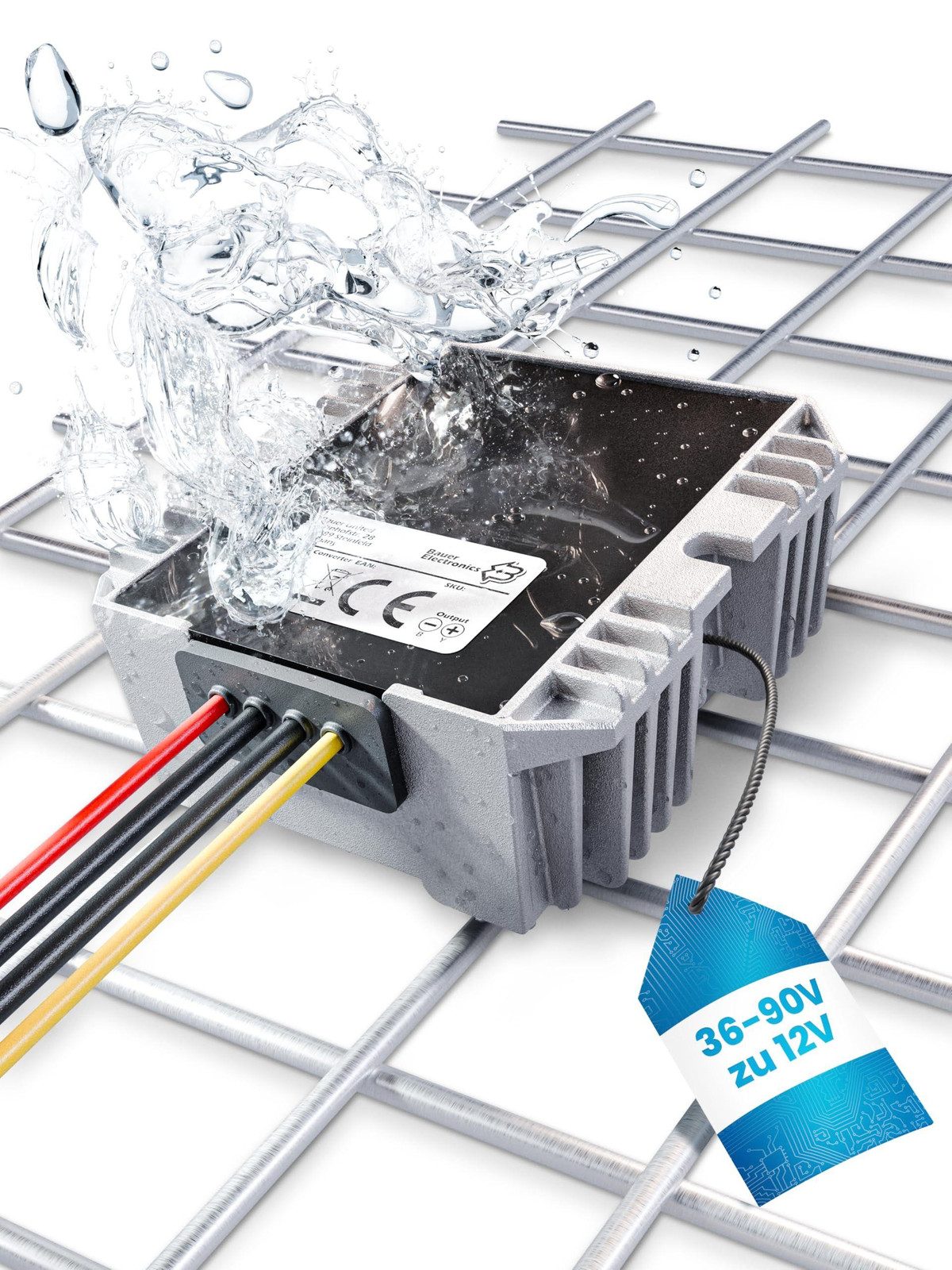 Lustrens Geïsoleerde DC-DC Spanningsomvormer 48V/60V/72V/84V naar 12V