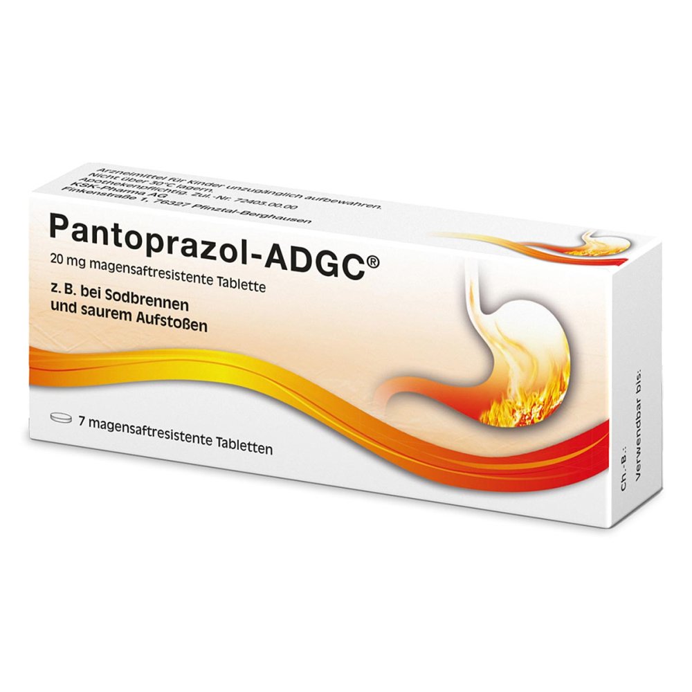 Zentiva Pharma GmbH Pantoprazol ADGC 20mg 08998386