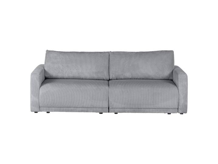 Livetastic 2,5-Sitzer, Hellgrau, Kunststoff, 240x70x125 cm, einzeln ausziehbar, Wohnzimmer, Sofas & Couches, Sofas, 2-Sitzer Sofas