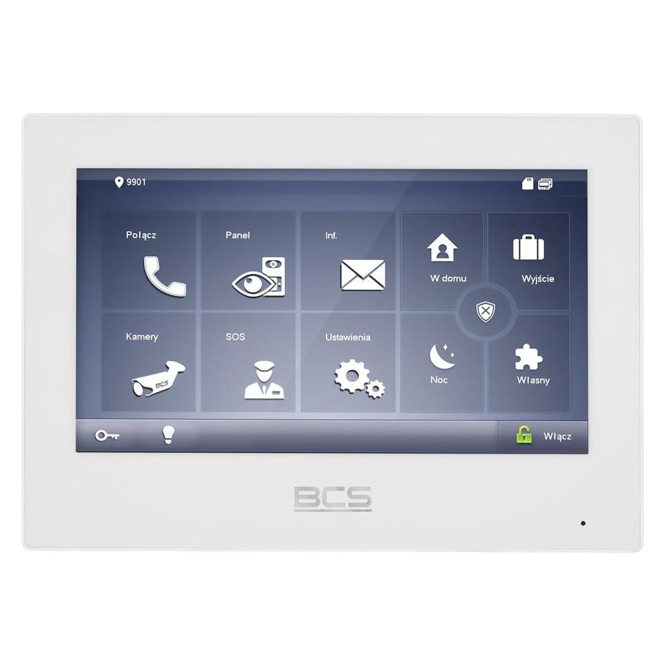 BCS BCS-MON7700W-S IP-Videoüberwachung mit Gegensprechfunktion (Ethernet, Kabelgebunden) (BCS-MON7700W-S)