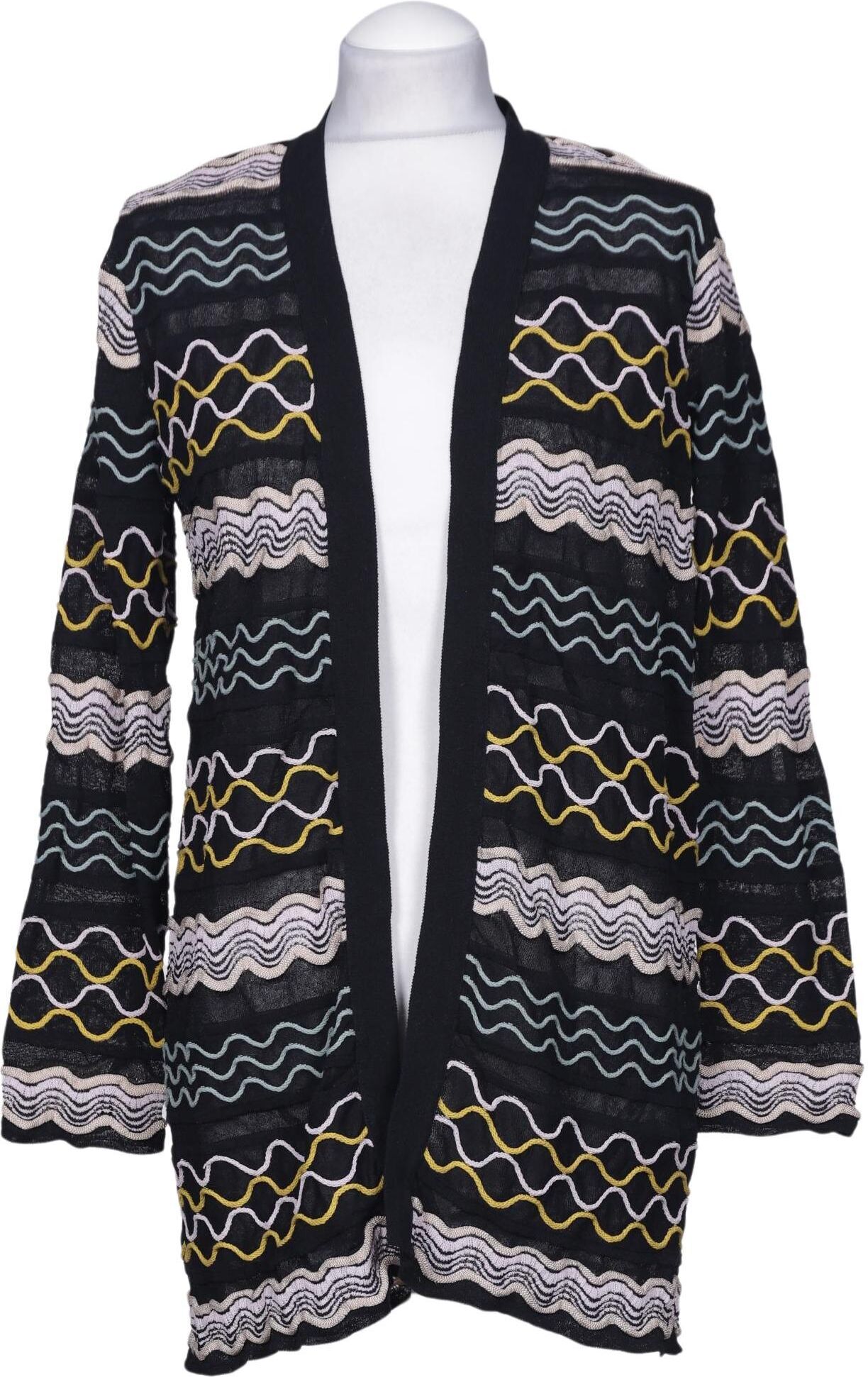 M Missoni Damen Strickjacke, Mehrfarbig, Gr. EU 40 (IT 46), Synthetik / Baumwolle / Viskose - Second Hand