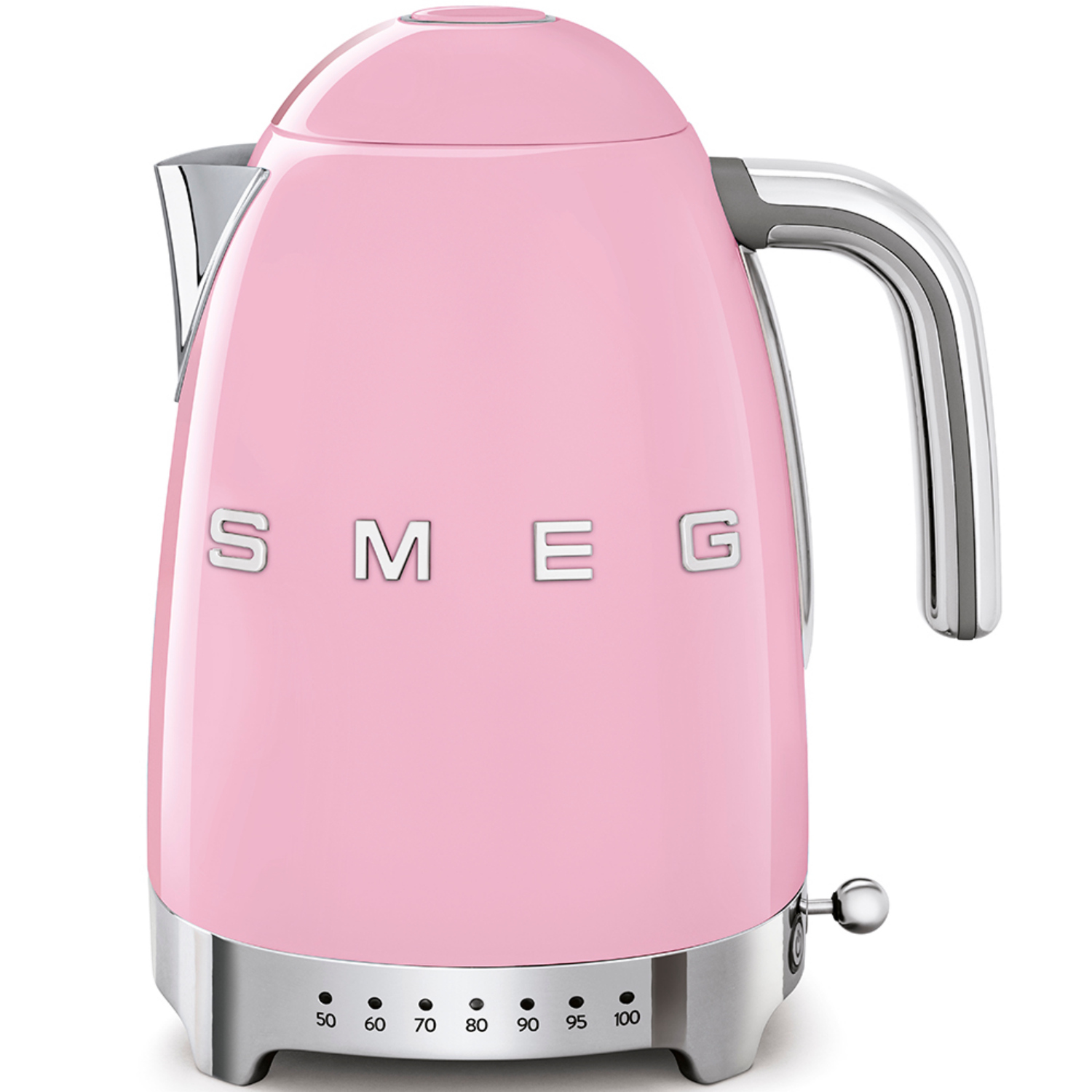 SMEG KLF04PKEU Wasserkocher, Regelbar 50's Retro Style, Cadillac Pink