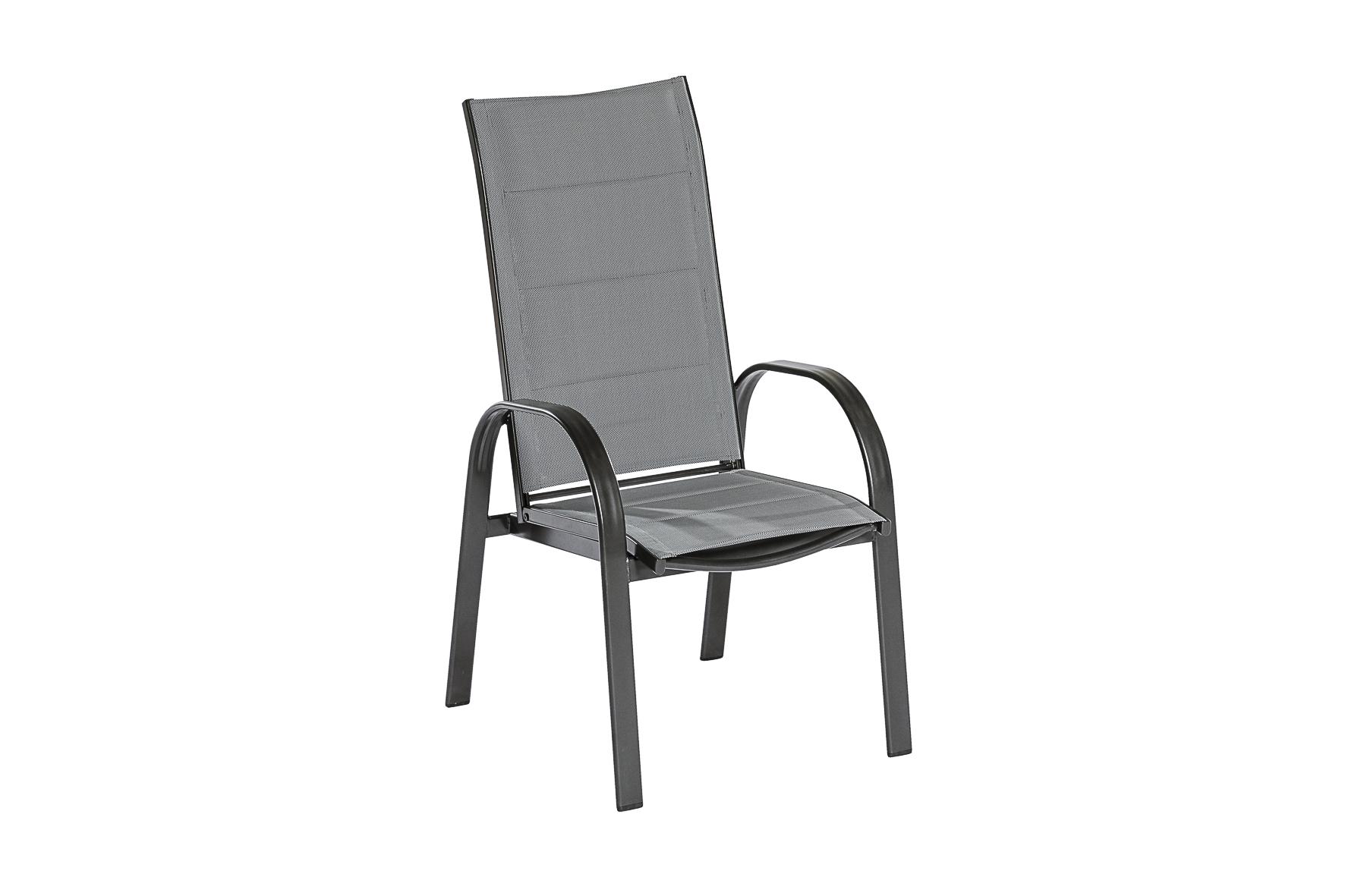 MERXXHANDELS Marini Sessel 2er Set Aluminium/Textil 16909319