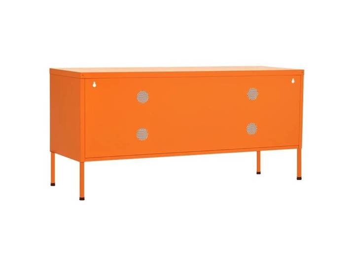 NEUF Armoire TV - Orange - Meuble TV - TABLE TV - Orange 105x35x50 cm - Acier TT3167