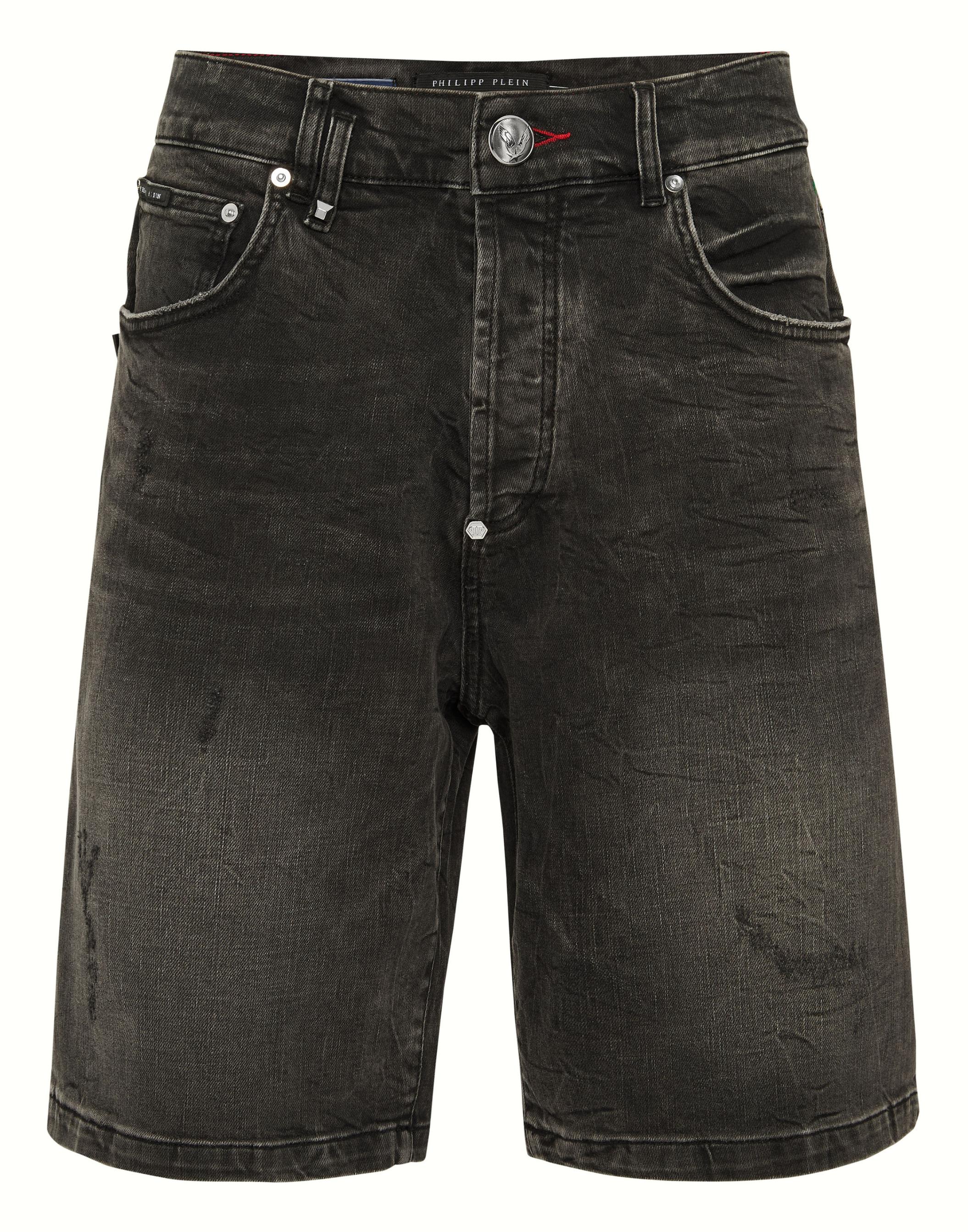 Jeansshorts Skull