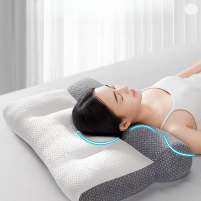 Inspire Essentials NeuroAlign Reverse Traction Soy Fiber Cervical Support Pillow 15.7x23.6in 1.76lb