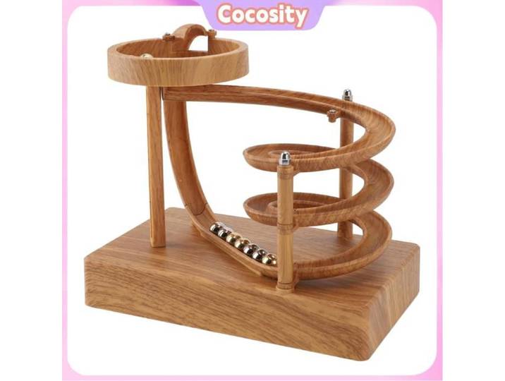 Cocosity Machine à mouvement perpétuel d'art cinétique L'Art Cinétique Machine À Mouvement Perpétuel deco decoration Grain de bois