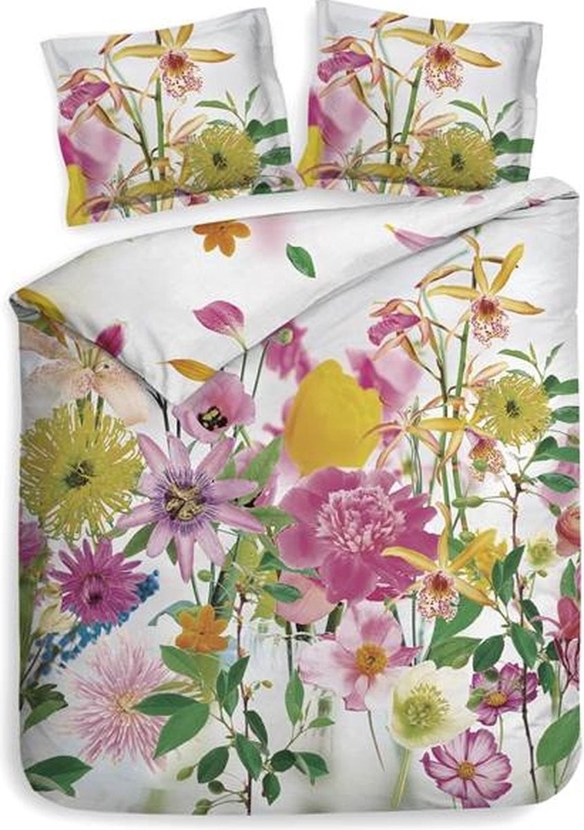 Heckett & Lane Thea Dekbedovertrek Eenpersoons Multi 140x200 cm
