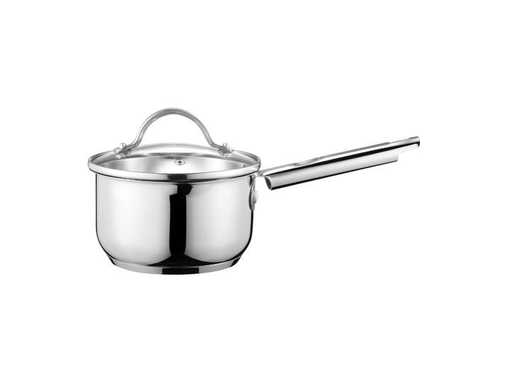 Dorre Casserole à sauce avec couvercle en verre Kosmo 18 cm Acier inoxydable