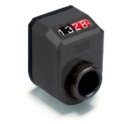 Stellungsanzeiger, Hohlwelle Stahl, 4-stellig, digitale Anzeige, mechanisches Zählwerk (954-001.25-AN-R-SG)