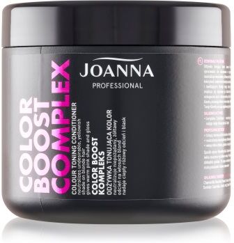 Joanna Color Boost Complex condicionador hidratante que neutraliza os tons amarelos 500 g. Color Boost Complex
