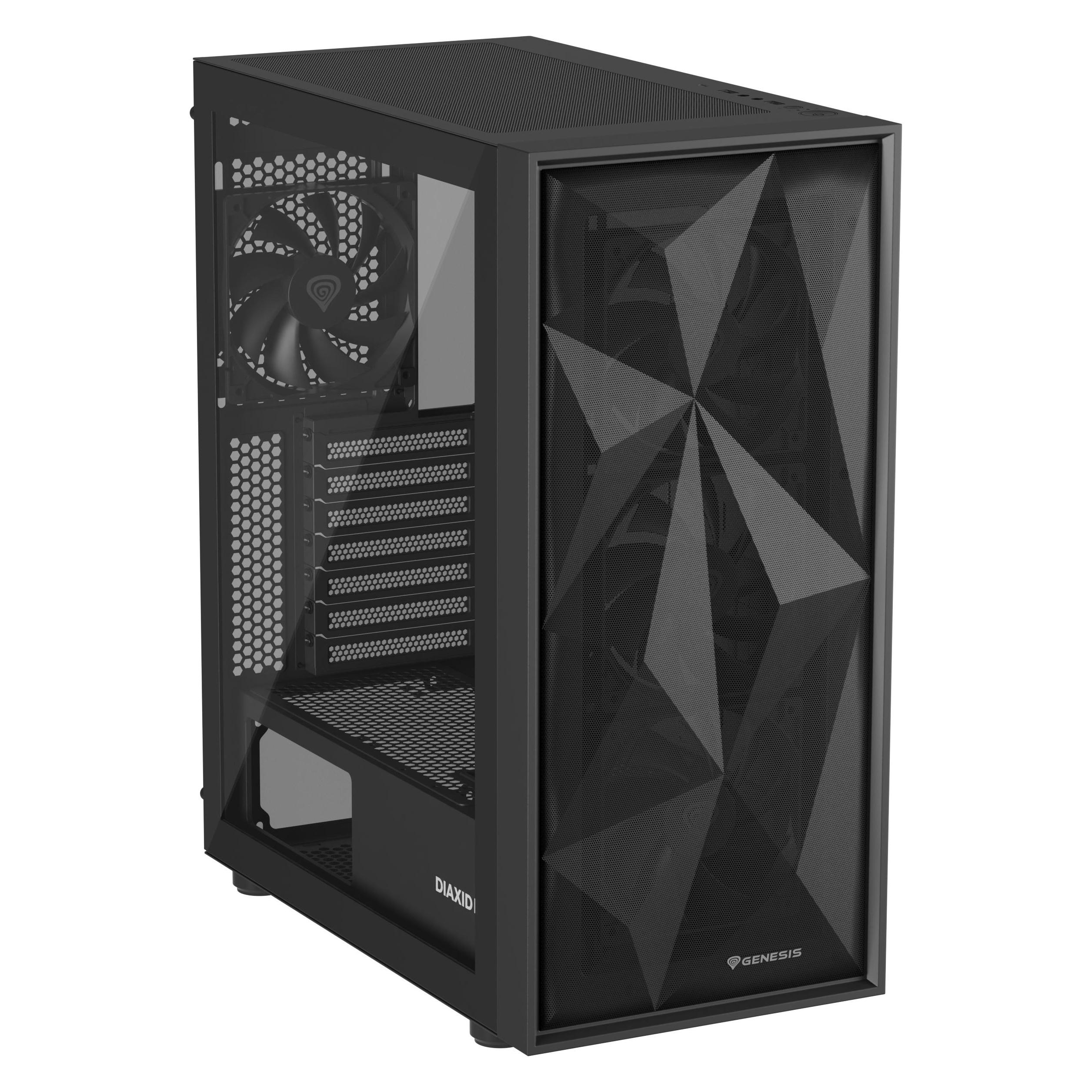 Genesis Obudowa Diaxid 605F czarna (NPC-2046) (ATX, mATX, Mini-ITX) (NPC-2046)