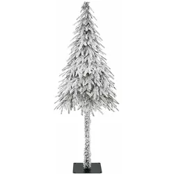 vidaXL Künstlicher Weihnachtsbaum Weiß 76 x 76 x 180 cm